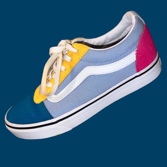 Women’s Vans Ward Old Skool Color Block Low Sneakers Size 8 - Picture 1 of 7